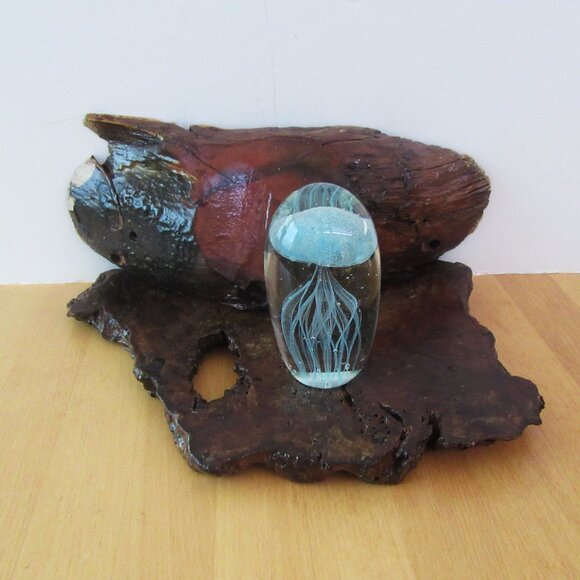 Vintage cypress wood handmade shelf - wall or tabletop - rustic, beach house - Picture 8 of 16